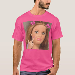 Funny Doll Face Meme boy T-Shirt