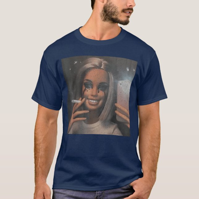 Funny Doll Face Sie Meme gift funny T-Shirt (Front)
