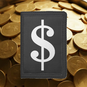 Funny dollar sign money wallets and coin purses