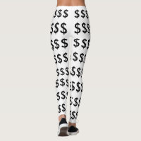 Dollar 2024 sign leggings