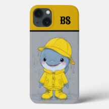 Funny Dolphin in Rain Boots – Beach Humor