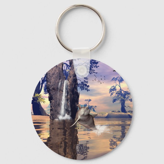 Funny dolphin keychain (Front)