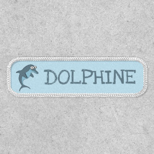 Funny Dolphin Name Template Patch
