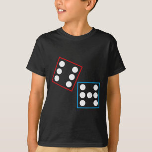 Funny Domino Six Seven Meme 67 Dominos Math Lover  T-Shirt