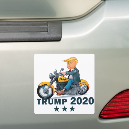 Funny Donald Trump 2020 Biker Political Buttons Car Magnet