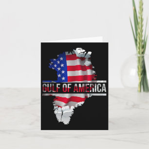 Funny Donald Trump American Flag Canada Greenland Card
