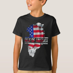 Funny Donald Trump American Flag Canada Greenland T-Shirt