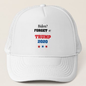 Funny Donald Trump Anti Biden Design Trucker Hat by Politicalfolley at Zazzle