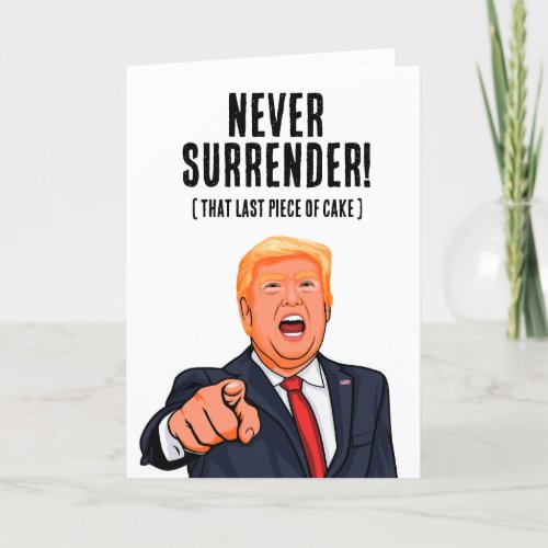 Funny Donald Trump Birthday  Card