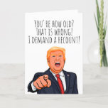 Funny Donald Trump Birthday  Card