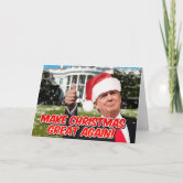 Trump and Friends on Santa's Naughty List | Greeting Card