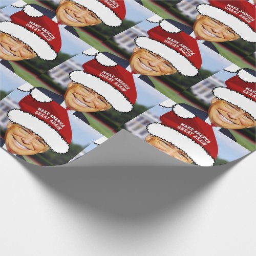 FUNNY DONALD TRUMP CHRISTMAS WRAPPING PAPER