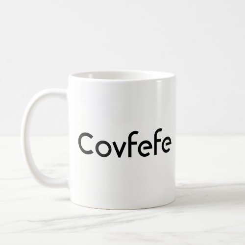 Funny Donald Trump Covfefe Coffee Mug