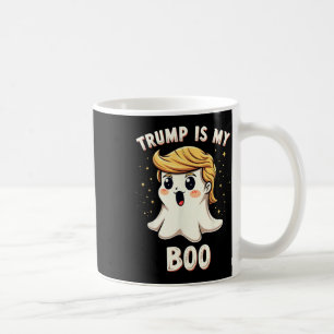 Funny Donald Trump Ghost Halloween Party Spooky Coffee Mug