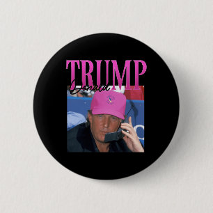 Funny Donald Trump Miss Me Yet Y2k Vintage 90s Tru Button