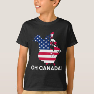 Funny Donald Trump Oh Canada 51st State Usa Americ T-Shirt