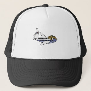 Funny Donald Trump Presidential Airplane Trucker Hat