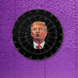 Funny Donald Trump Pucker Dart Board<br><div class="desc">Trump's trademark pucker is the bullseye on this fun,  patriotic design.</div>