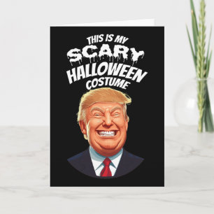 Funny Donald Trump Scary Halloween Gag President C Card