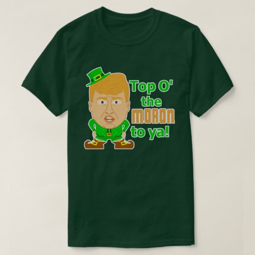 Funny Donald Trump St Patricks Day Leprechaun T_Shirt