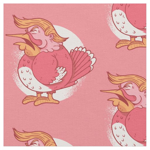 funny donald trump thanksgiving turkey pink fabric