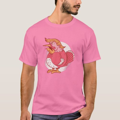 funny donald trump thanksgiving turkey pink T_Shirt