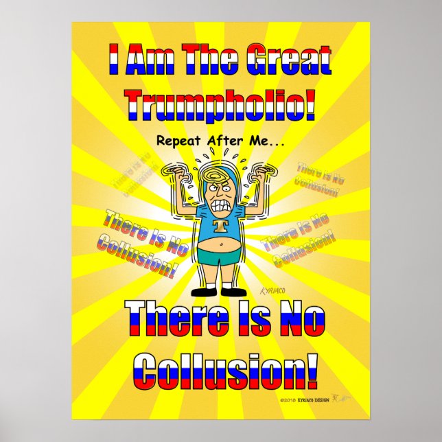 Funny Donald Trump The Great Trumpholio Poster (Front)