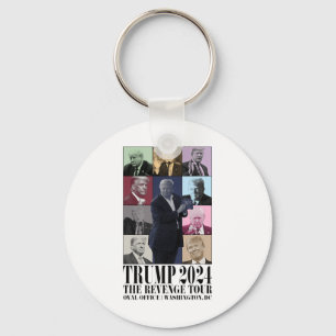 Funny Donald Trump The Revenge Tour Ultra Mega Tou Keychain