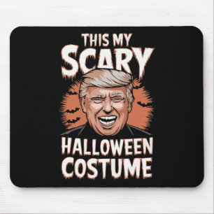 Funny Donald Trump This Is My Scary Halloween Cost Mouse Pad