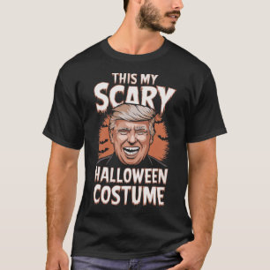 Funny Donald Trump This Is My Scary Halloween Cost T-Shirt