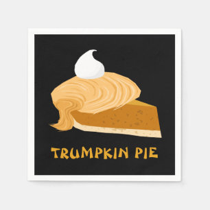 Funny Donald Trump Trumpkin Pie Napkins