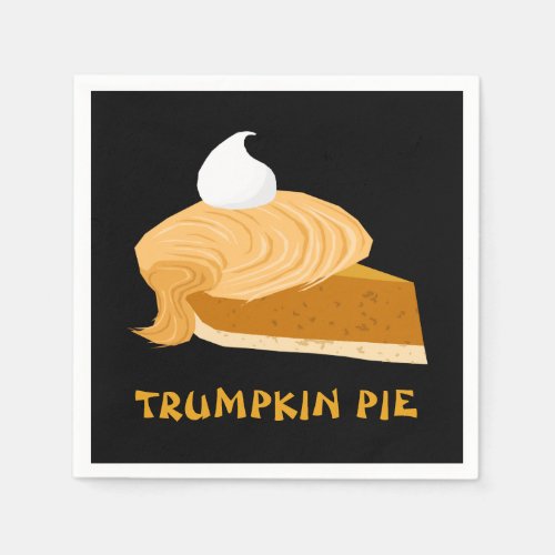 Funny Donald Trump Trumpkin Pie Napkins