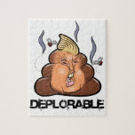 Funny Donald Trump - Trumpy-poo Poo Emoji Icon Jigsaw Puzzle at Zazzle