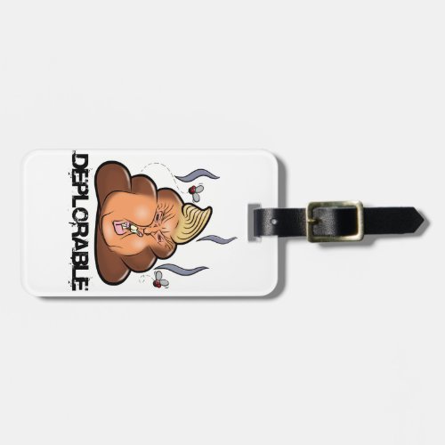 Funny Donald Trump _ Trumpy_Poo Poo Emoji Icon Luggage Tag