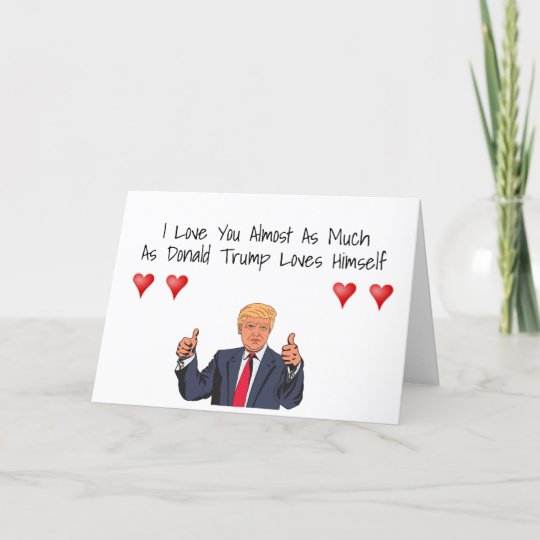 donald trump valentines day card generator