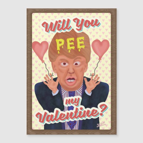 Funny Donald Trump Valentines Day Pee Tape Joke