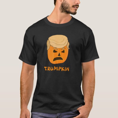 Funny Donald Trumpkin Pumpkin Jack_o_lantern T_Shirt