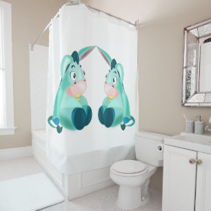 Funny Donkey Shower Curtain