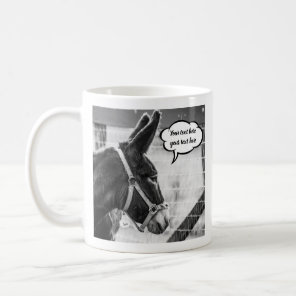 Funny Donkey Thought Bubble Create Your Own Gift Coffee Mug