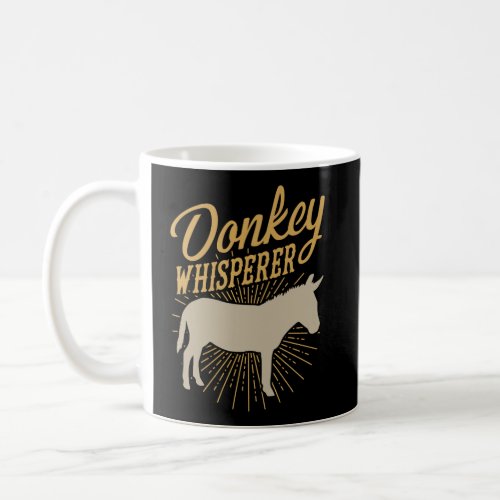 Funny Donkey Whisperer Spirit Animal Design Coffee Mug