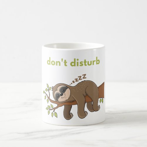 Funny Dont disturb Sloth mug