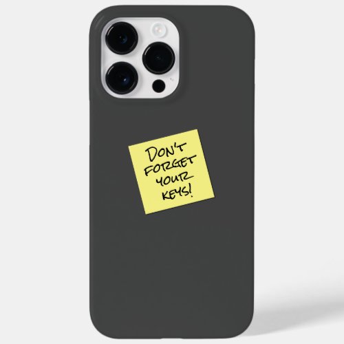 Funny Dont Forget Sticky Note Reminder Case_Mate iPhone 14 Pro Max Case