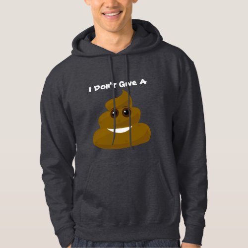 Funny Dont Give A Poo Emoji Hoodie