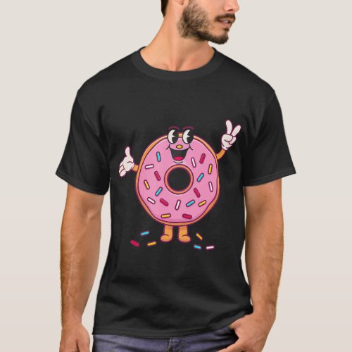 Funny Donu Toddler Boys Girls Donut Sprinkles T_Shirt