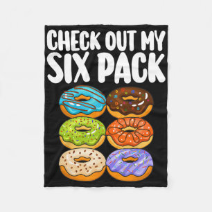 Funny Donut Art For Men Women Doughnut Lover Gym S Fleece Blanket