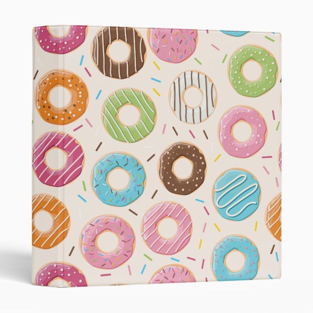 Funny Donut Binder (Front/Spine)