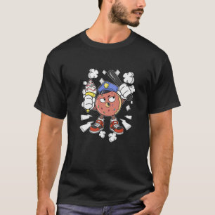 Funny Donut Cop Candy Police Officer Ice Cream Swe T-Shirt