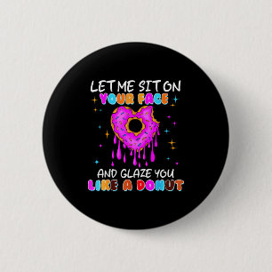 Funny Donut Inappropriate Shirts For Women Adult H Button