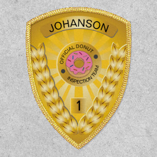 Funny Donut Inspector Badge