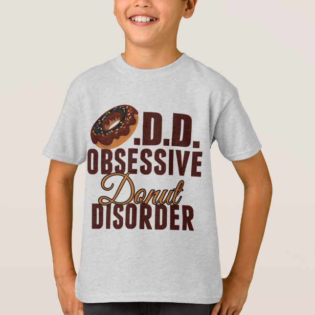 Funny Donut Kids T-Shirt (Front)